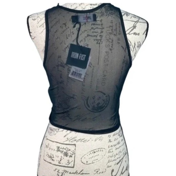 NWT Iron Fist Mary Jane Crop Top - Picture 6 of 6